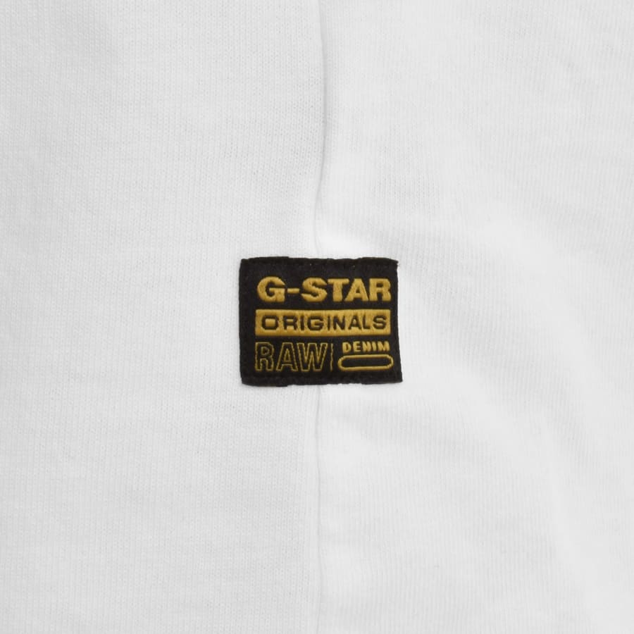G-Star Raw Painted Back T Shirt White | Mainline Menswear